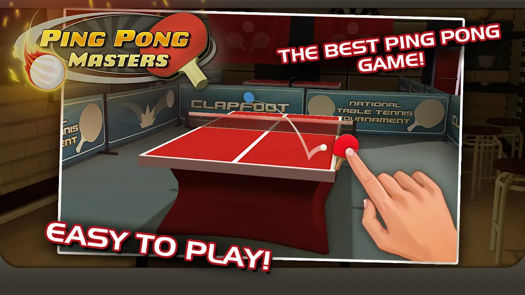 Ping Pong Masters (Пингпонг мастера) МОД/Взлом [Много монет, Открытые уровни и Мега MOD] Screenshot 1