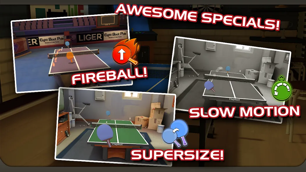 Ping Pong Masters (Пингпонг мастера) МОД/Взлом [Много монет, Открытые уровни и Мега MOD] Screenshot 4