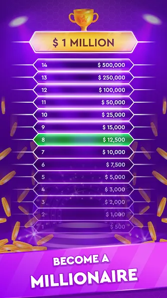 Trivia Show: TV Word Quiz Game МОД/Взлом [Бесконечные деньги, Монеты и Мега MOD] Screenshot 5