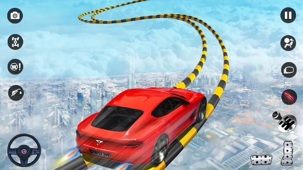 TopRace: Fast Car Simulator (Рамп Кар Гейм) МОД/Взлом [Меню, Бесконечные монеты и Открытые уровни] Screenshot 2