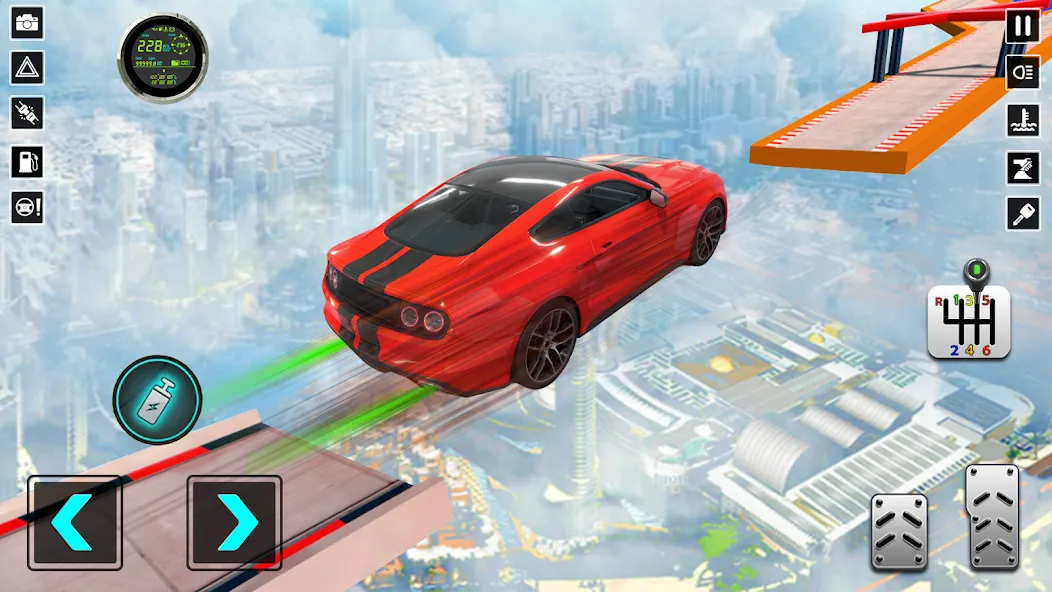 TopRace: Fast Car Simulator (Рамп Кар Гейм) МОД/Взлом [Меню, Бесконечные монеты и Открытые уровни] Screenshot 4