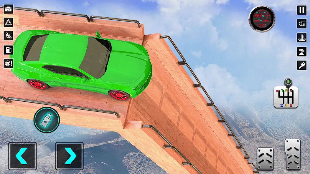 TopRace: Fast Car Simulator (Рамп Кар Гейм) МОД/Взлом [Меню, Бесконечные монеты и Открытые уровни] Screenshot 5