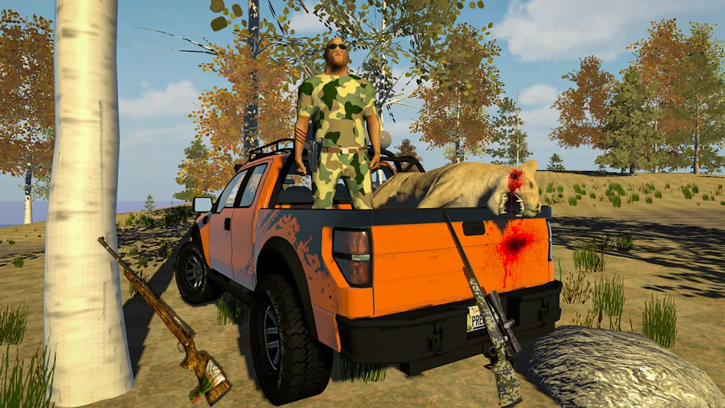 Animal Hunting -Shooting Games (Энимал Хантинг) МОД/Взлом [Много денег, Монет и Все открыто] Screenshot 1