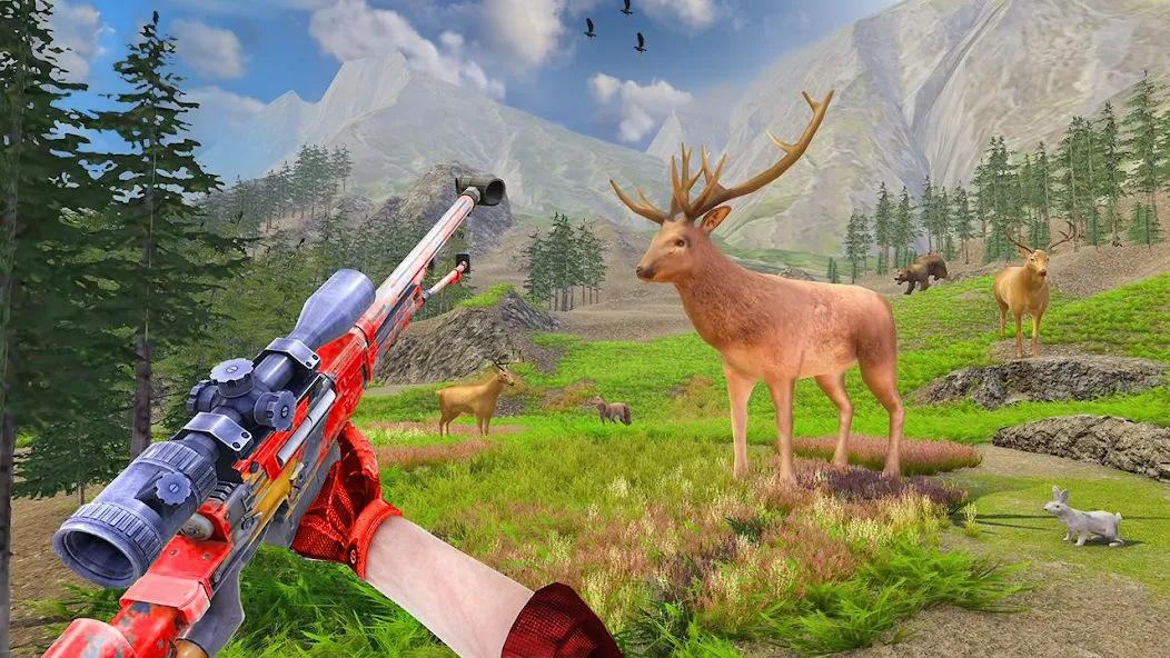 Animal Hunting -Shooting Games (Энимал Хантинг) МОД/Взлом [Много денег, Монет и Все открыто] Screenshot 3