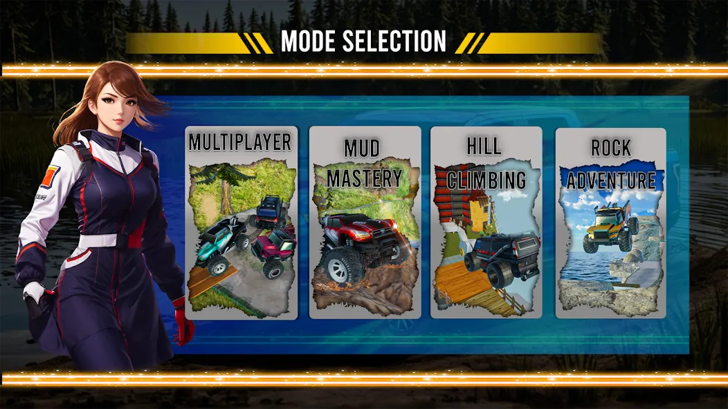 Mountain Climb 4x4 Car Games (Маунтин Клайм 4х4 игры на машинах) МОД/Взлом [Много денег, Монет и Все открыто] Screenshot 3