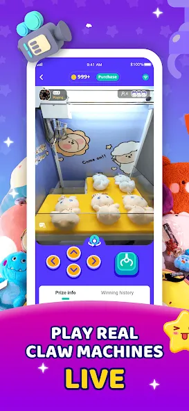 Claw Eden - Real Claw Machine (Клоу Эден) МОД/Взлом [Бесконечные деньги, Монеты и Мега MOD] Screenshot 1