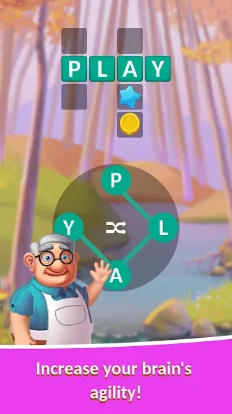 Crocword: Crossword Puzzle МОД/Взлом [Деньги, Монеты и Меню MOD] Screenshot 1