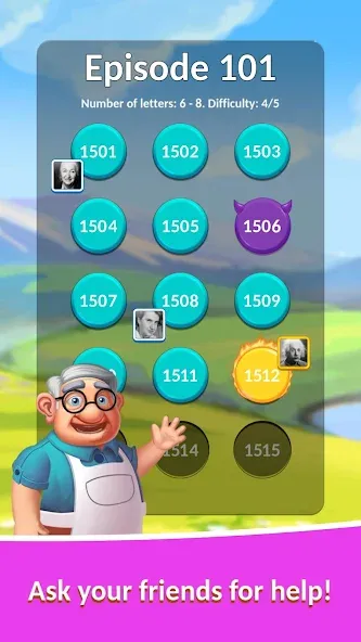 Crocword: Crossword Puzzle МОД/Взлом [Деньги, Монеты и Меню MOD] Screenshot 5