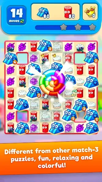 Sugar Heroes - match 3 game МОД/Взлом [Много монет, Открытые уровни и Мега MOD] Screenshot 1