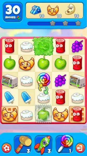 Sugar Heroes - match 3 game МОД/Взлом [Много монет, Открытые уровни и Мега MOD] Screenshot 5