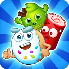 Скачать Sugar Heroes - match 3 game Взлом на много денег и жизней на Андроид бесплатно