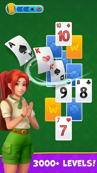 Kings & Queens: Solitaire Game МОД/Взлом [Бесконечные деньги, Монеты и Мега MOD] Screenshot 1