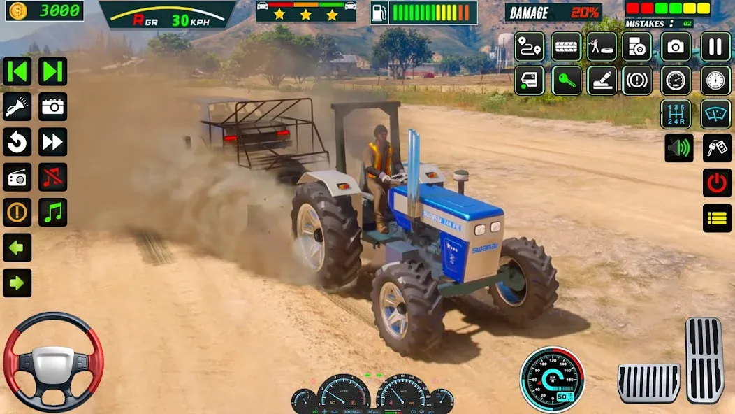US Tractor Farming Games 3d МОД/Взлом [Бесконечные деньги, Монеты и Мега MOD] Screenshot 2