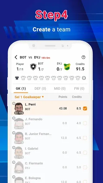 Legend Fantasy- Fantasy sports (Легенда фэнтези) МОД/Взлом [Все открыто, Дополнительные деньги и Меню MOD] Screenshot 5