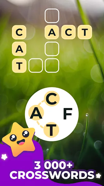 Word Line: Crossword Adventure МОД/Взлом [Все открыто, Дополнительные деньги и Меню MOD] Screenshot 1