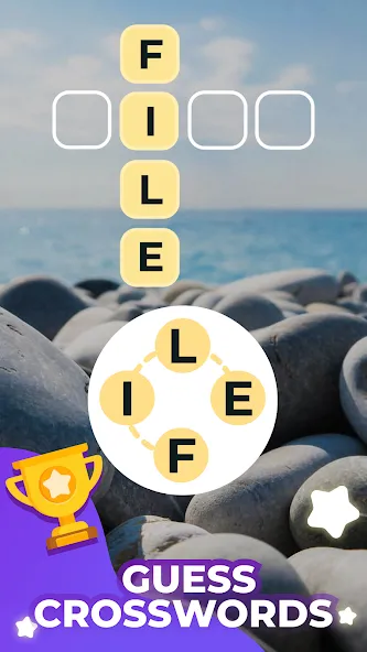 Word Line: Crossword Adventure МОД/Взлом [Все открыто, Дополнительные деньги и Меню MOD] Screenshot 3