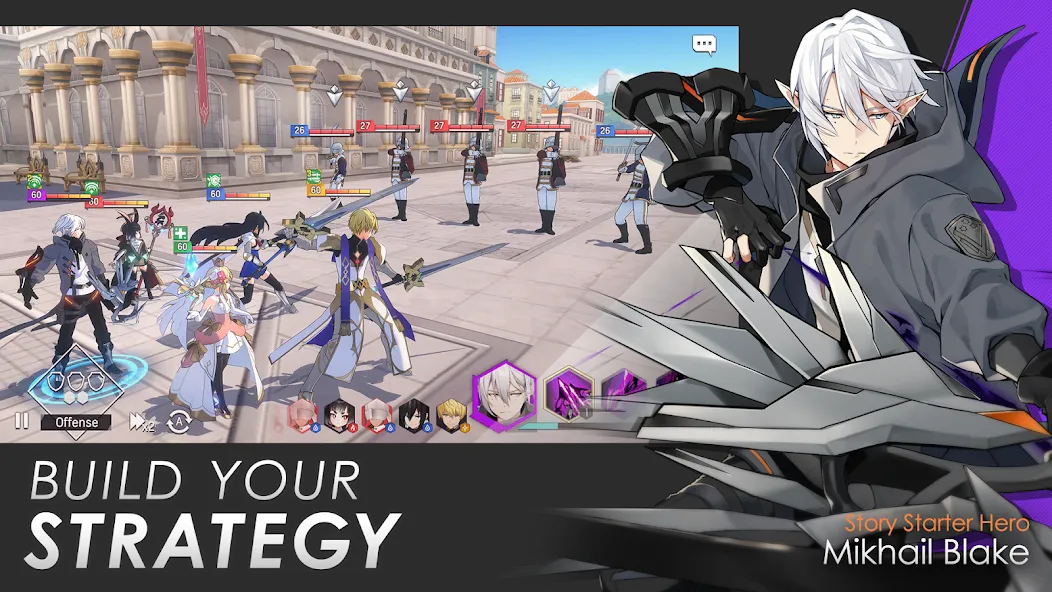 Lord of Heroes: anime games (Лорд оф Хироес) МОД/Взлом [Меню, Бесконечные монеты и Открытые уровни] Screenshot 4