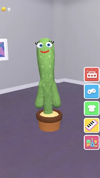 Talking Cactus (Токинг Кактус) МОД/Взлом [Деньги, Монеты и Меню MOD] Screenshot 1