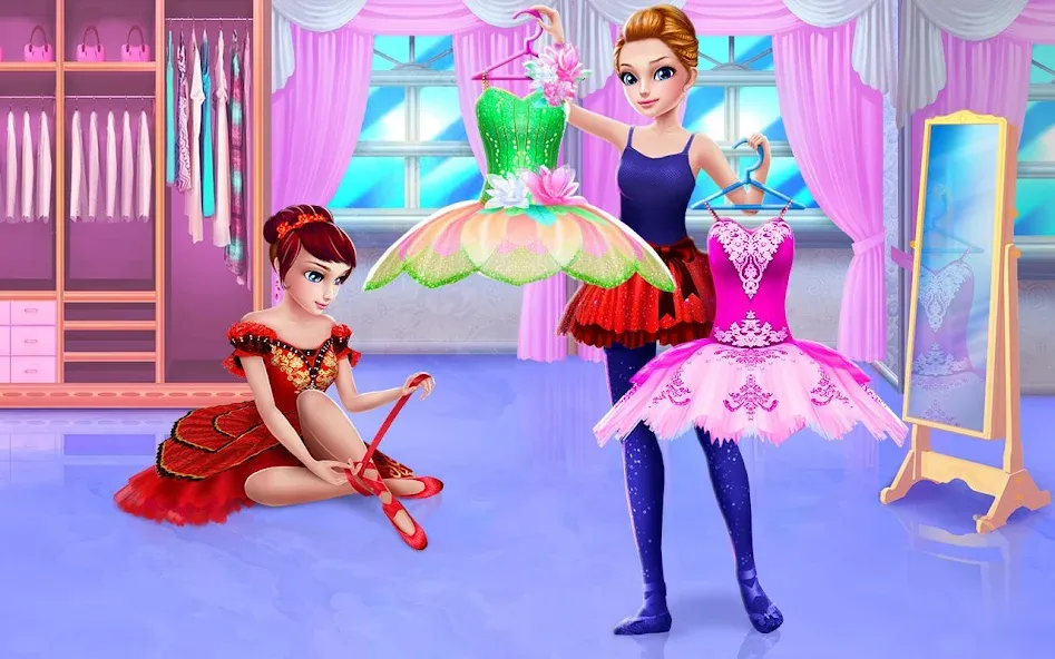 Pretty Ballerina - Girl Game МОД/Взлом [Много монет, Открытые уровни и Мега MOD] Screenshot 3