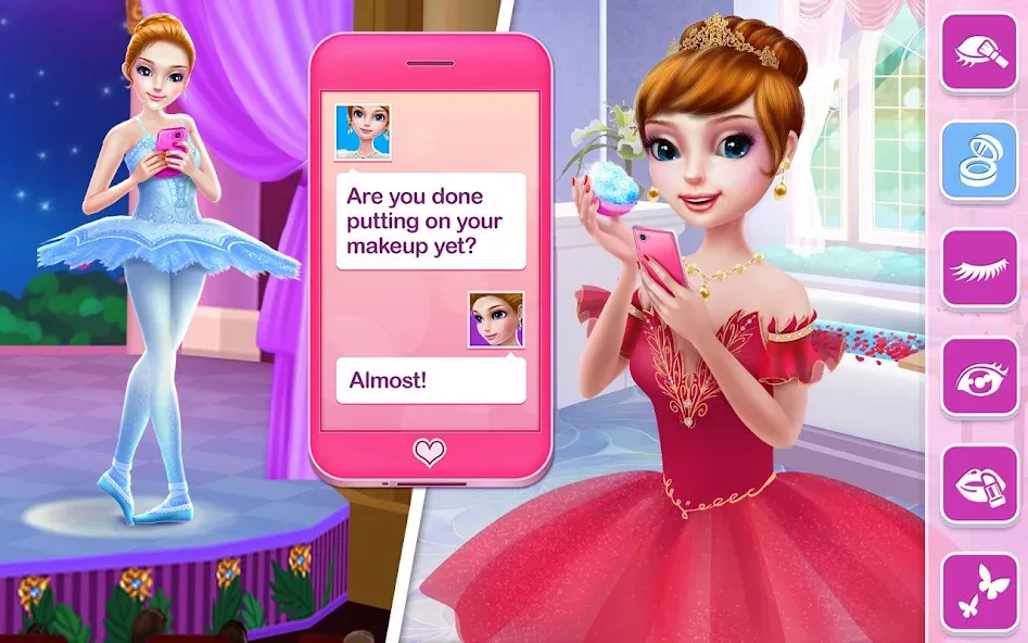 Pretty Ballerina - Girl Game МОД/Взлом [Много монет, Открытые уровни и Мега MOD] Screenshot 4