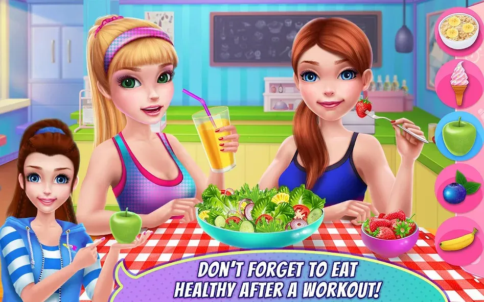 Fitness Girl - Dance & Play МОД/Взлом [Все открыто, Дополнительные деньги и Меню MOD] Screenshot 4