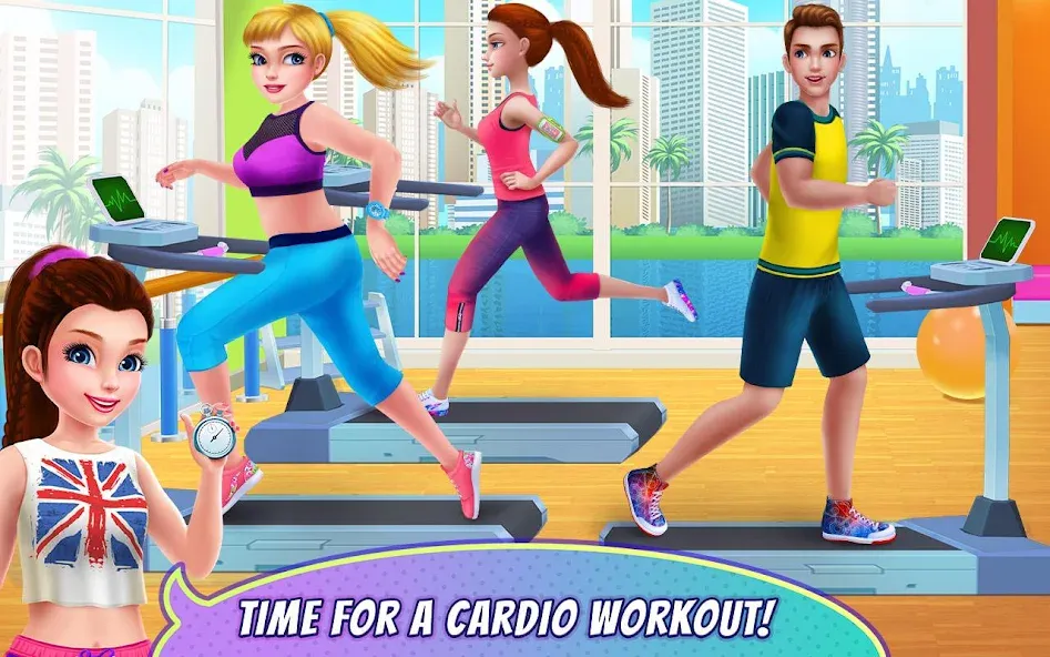 Fitness Girl - Dance & Play МОД/Взлом [Все открыто, Дополнительные деньги и Меню MOD] Screenshot 5