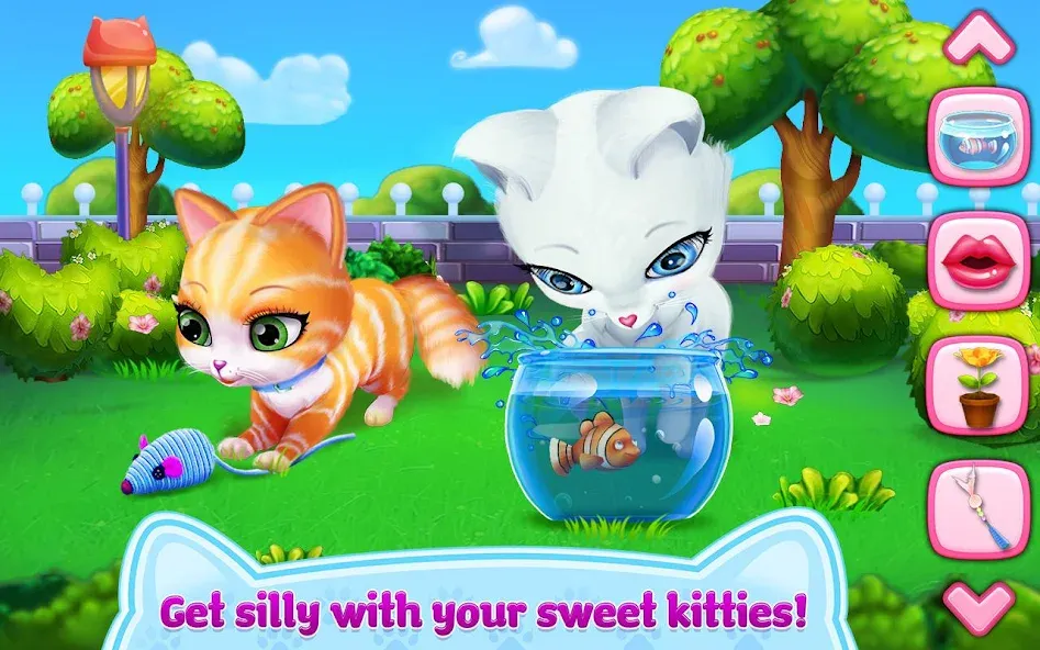 Kitty Love - My Fluffy Pet МОД/Взлом [Все открыто, Дополнительные деньги и Меню MOD] Screenshot 2