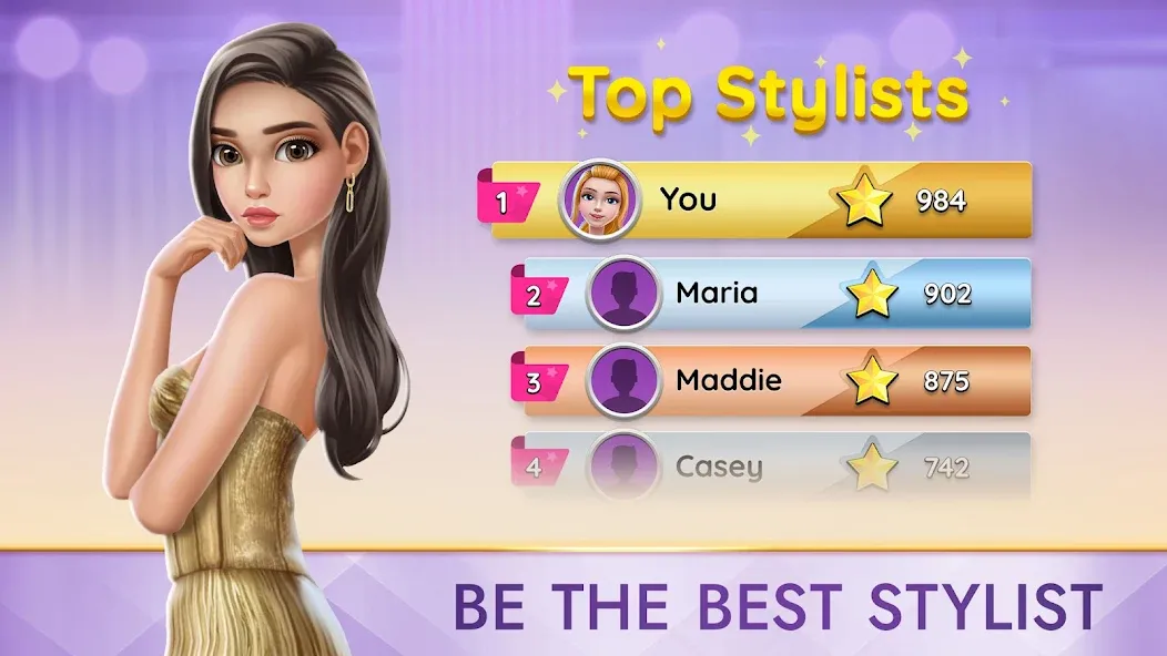 Super Stylist Fashion Makeover МОД/Взлом [Много монет, Открытые уровни и Мега MOD] Screenshot 3
