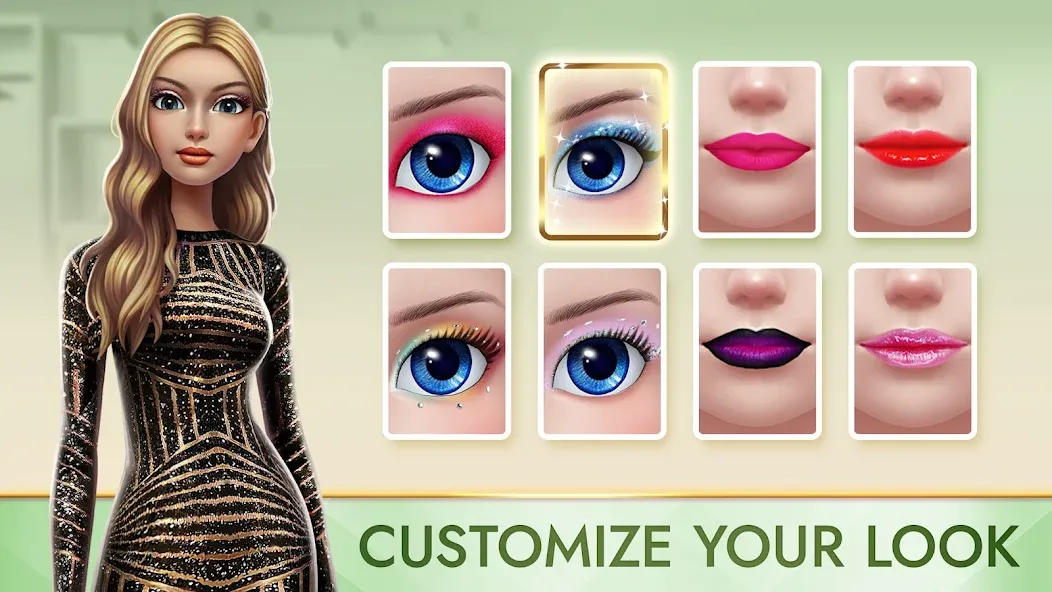 Super Stylist Fashion Makeover МОД/Взлом [Много монет, Открытые уровни и Мега MOD] Screenshot 4