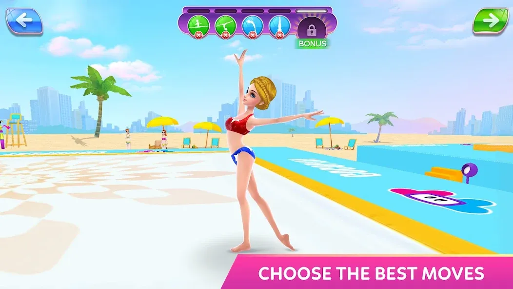 Gymnastics Superstar Star Girl МОД/Взлом [Много денег, Монет и Все открыто] Screenshot 2