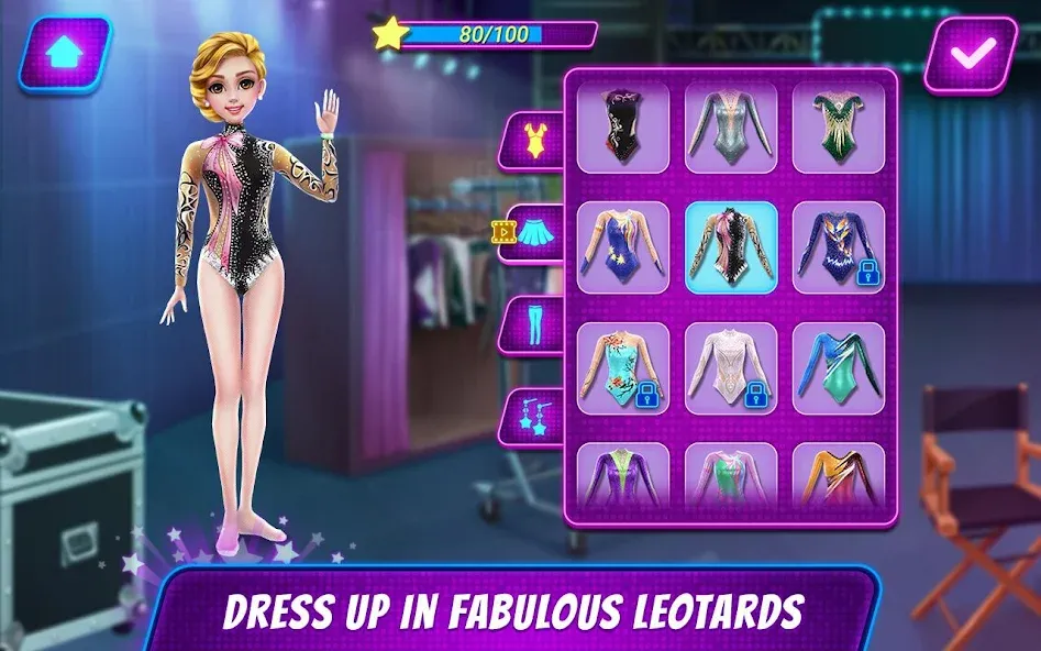 Acrobat Star Show - Girl Power МОД/Взлом [Все открыто, Дополнительные деньги и Меню MOD] Screenshot 2