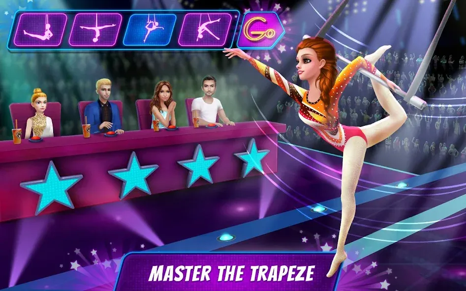 Acrobat Star Show - Girl Power МОД/Взлом [Все открыто, Дополнительные деньги и Меню MOD] Screenshot 5