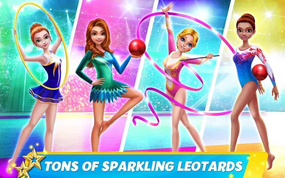Rhythmic Gymnastics Dream Team МОД/Взлом [Бесконечные деньги, Монеты и Мега MOD] Screenshot 1