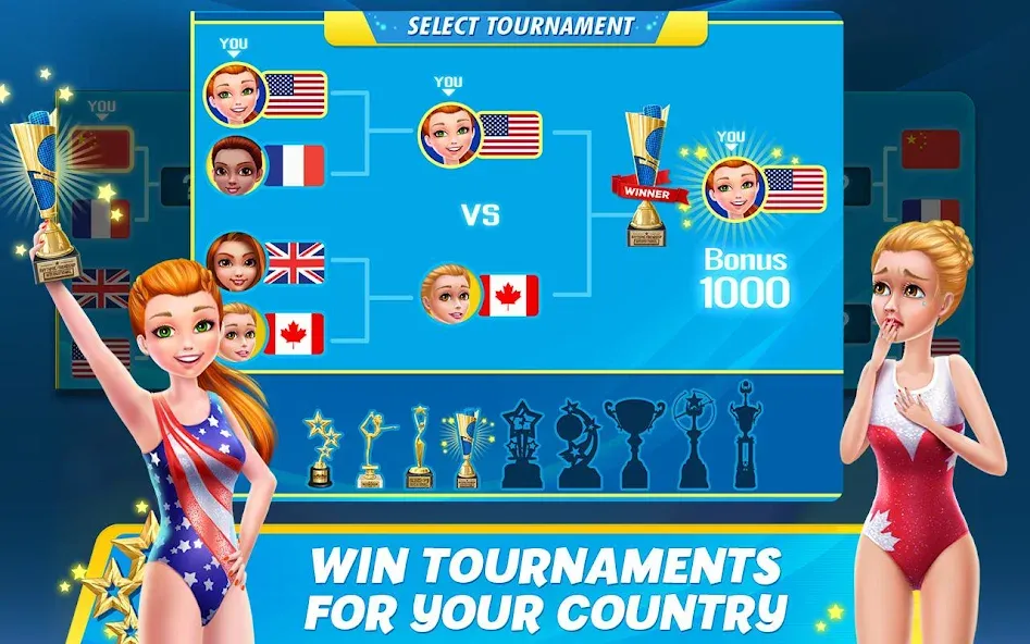 Rhythmic Gymnastics Dream Team МОД/Взлом [Бесконечные деньги, Монеты и Мега MOD] Screenshot 3