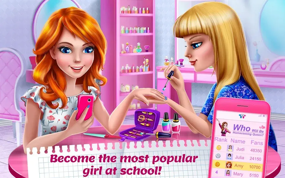 High School Crush - Love Story МОД/Взлом [Деньги, Монеты и Меню MOD] Screenshot 4