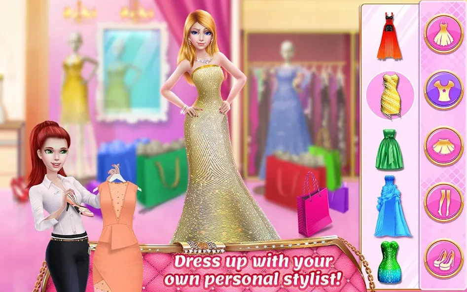 Rich Girl Mall - Shopping Game МОД/Взлом [Бесконечные деньги, Монеты и Мега MOD] Screenshot 1