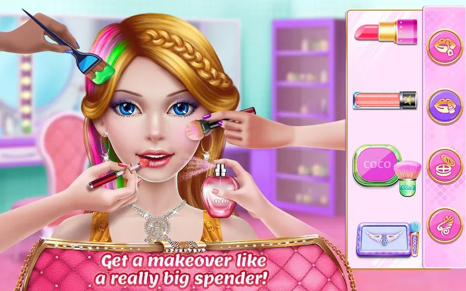 Rich Girl Mall - Shopping Game МОД/Взлом [Бесконечные деньги, Монеты и Мега MOD] Screenshot 3