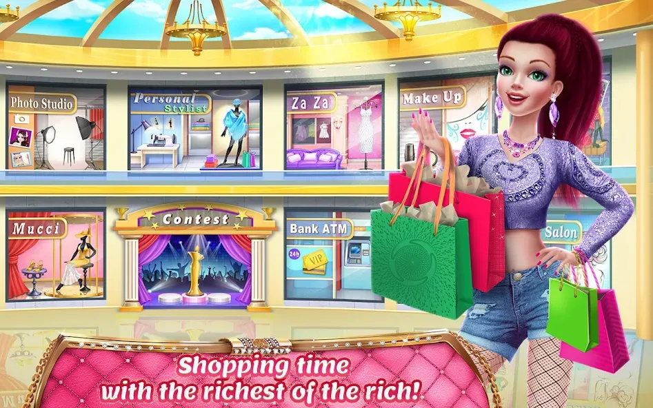 Rich Girl Mall - Shopping Game МОД/Взлом [Бесконечные деньги, Монеты и Мега MOD] Screenshot 4