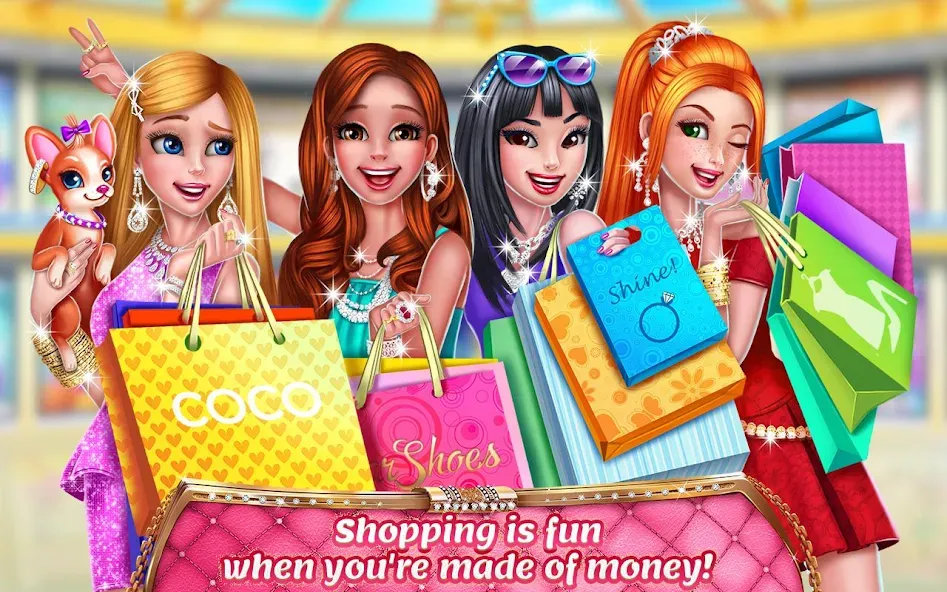 Rich Girl Mall - Shopping Game МОД/Взлом [Бесконечные деньги, Монеты и Мега MOD] Screenshot 5