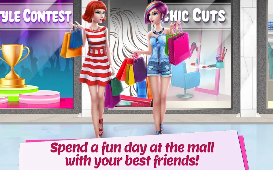 Shopping Mall Girl: Chic Game МОД/Взлом [Много монет, Открытые уровни и Мега MOD] Screenshot 2