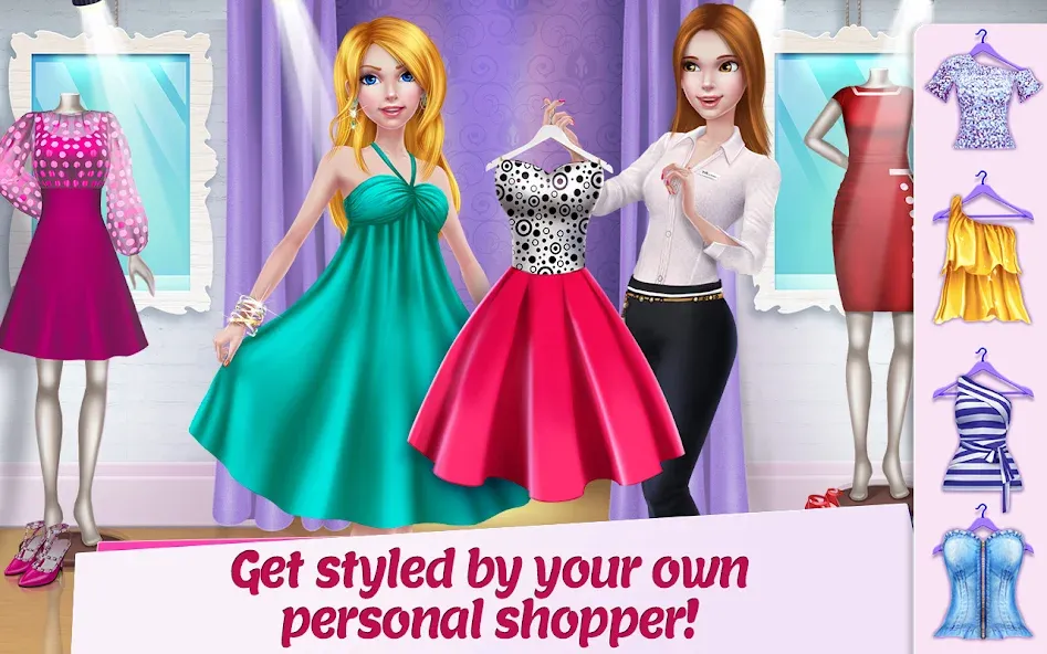 Shopping Mall Girl: Chic Game МОД/Взлом [Много монет, Открытые уровни и Мега MOD] Screenshot 3