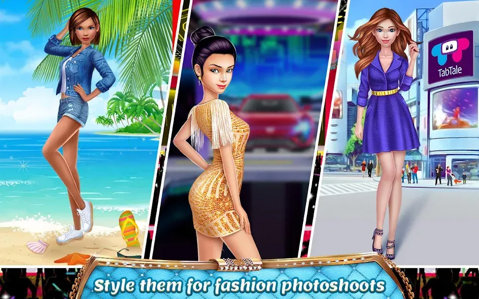 Stylist Girl: Make Me Fabulous МОД/Взлом [Много монет, Открытые уровни и Мега MOD] Screenshot 1