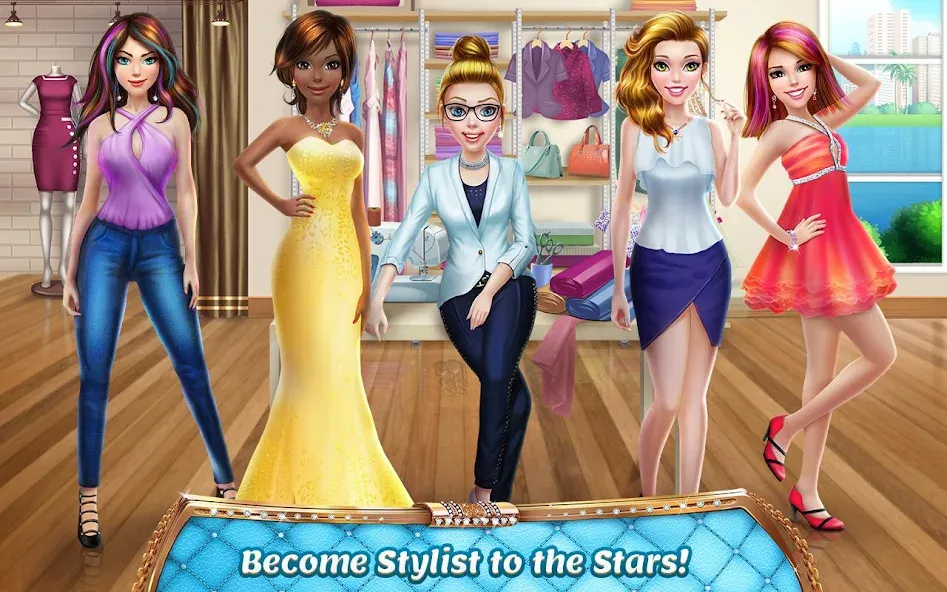 Stylist Girl: Make Me Fabulous МОД/Взлом [Много монет, Открытые уровни и Мега MOD] Screenshot 5