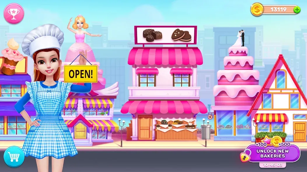 My Bakery Empire: Bake a Cake МОД/Взлом [Много денег, Монет и Все открыто] Screenshot 2