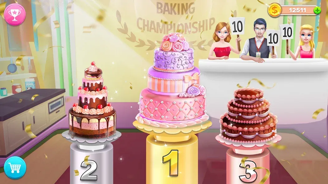 My Bakery Empire: Bake a Cake МОД/Взлом [Много денег, Монет и Все открыто] Screenshot 3