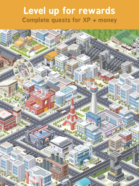Pocket City Free (Покет Сити) МОД/Взлом [Деньги, Монеты и Меню MOD] Screenshot 4