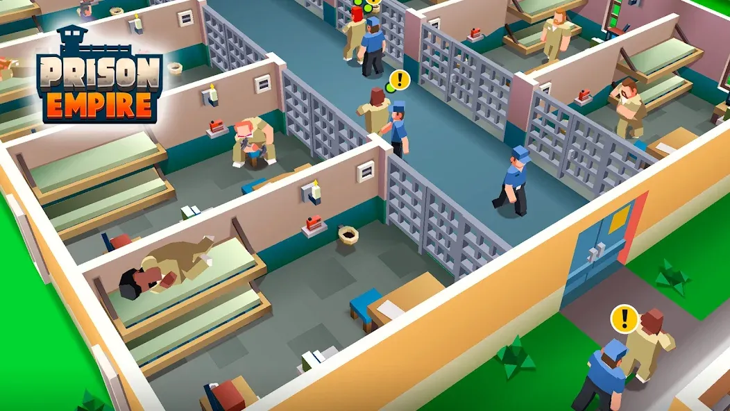 Prison Empire Tycoon－Idle Game МОД/Взлом [Меню, Бесконечные монеты и Открытые уровни] Screenshot 1