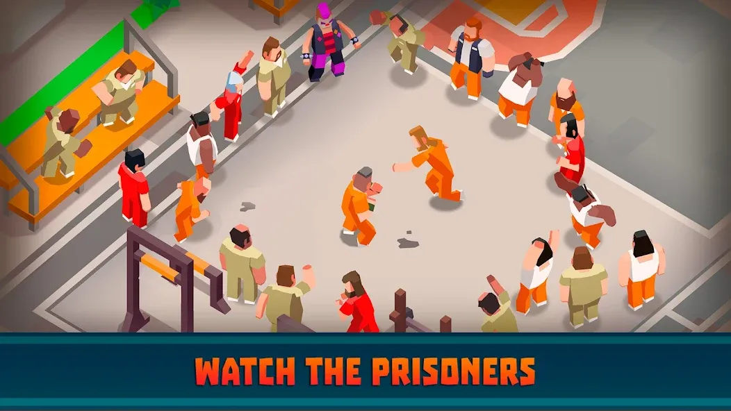 Prison Empire Tycoon－Idle Game МОД/Взлом [Меню, Бесконечные монеты и Открытые уровни] Screenshot 3