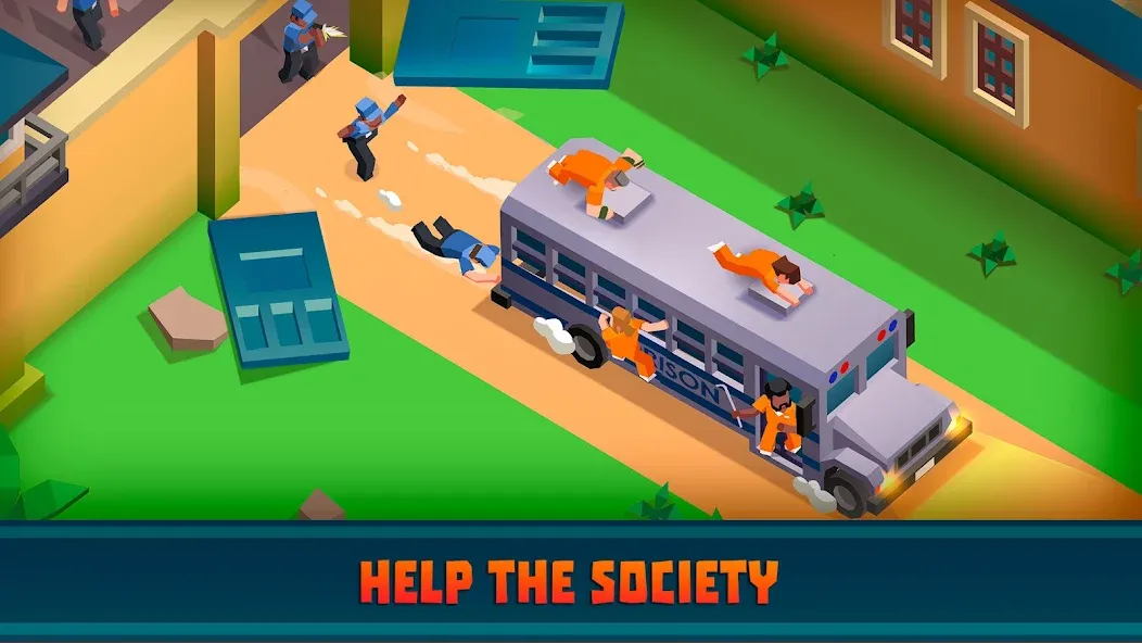 Prison Empire Tycoon－Idle Game МОД/Взлом [Меню, Бесконечные монеты и Открытые уровни] Screenshot 5