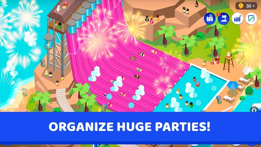 Idle Theme Park Tycoon (Айдел Тем Парк Тайкун) МОД/Взлом [Много денег, Монет и Все открыто] Screenshot 2